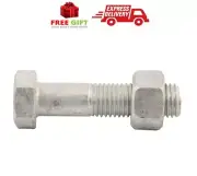 Zenith M6 x 25mm Galvanised Hex Head Bolt and Nut 50 Pack