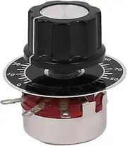 Aexit WTH118-1A (Potentiometer) 2W 4K7 Ohm Rotary Taper Carbon Film Potentiometer Pots w Dial (94ry166qf580) w Knob