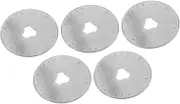 EPIGEIST Rotary Cutter Blade Refill 5 Pieces Circular Cutting Tool Storage Case for Sewing Quilting Craft Use