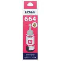 在飛比找momo購物網優惠-【EPSON】664 原廠紅色墨水罐/墨水瓶 70ml(T6