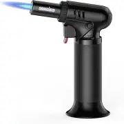 Sondiko Blow Torch Refillable Butane Torch with Gauge, Safety Lock, Kitchen Use