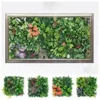 DIY Artificial Plant Wall Panel Eternal Life Artificial Fern Grass Living Room