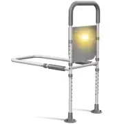 Bed Rails for Elderly Adults Safety: with Motion Sensor Light & Storage Bag -...