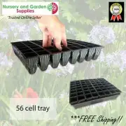 56 Cell Seedling Plant Propagation Plug Tray - PK of 2 - Cuttings, Seed Raising
