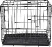 FOMIYES Portable Pet Small Dog Crate Folding Steel Cage for Poodle Cat Rabbit Dog Cage House