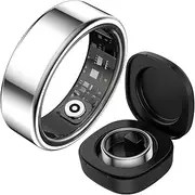 Smart Ring Men Women Fitness Ring Health Rings for Men Women Sleep Tracker Ring Heart Rate Blood Oxygen Monitor Fitness Tracker Ring Health Rings Steps Calories Distance Tracking