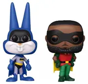 Space Jam 2: A New Legacy - Bugs Bunny as Batman & LeBron James as Robin Pop! Vinyl, 2 Pack