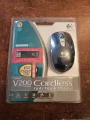 Logitech V200 Cordless Optical Notebook Mouse 3 Button - New in Package