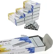 2000pcs Silver Staples 23/10mm for Heavy Duty Stapling Machines