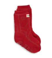 Hunter Original Boot Slipper Red Socks Kids Size Large (4-6K) L13126