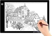 Tikteck A4 Ultra-Thin Portable LED Light Box Tracer USB Power Cable Dimmable Brightness LED Artcraft Tracing Light Box Light Pad for Artists Drawing Sketching Animation Stencilling X-rayViewing
