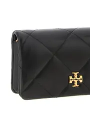 [Tory Burch] Tory Burch-Kira Diamond Portafogli Nero-Donna OS