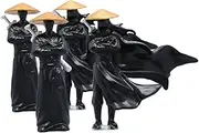ELAYARD Historical Miniature Garden Decor Mini Chinese Figurines for Terrariums Outdoor Garden Scenes