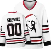 [YWIES] Griswold #00 Movie Christmas Hockey Jerseys Stitched Letters and Numbers S-XXXL