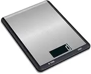 Disenkelubo Digital Kitchen Scale, 5kg/1g Cooking Scale, High Accuracy Food Scale, 7 Units, Back-Lit LCD Display, Tare & Auto Off, Anti-Fingerprint, Stainless Steel & Slim Design Batteries Included