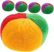 SUPVOX 5PCS Colorful Bean Bags Toss Game for Portable Outdoor Indoor Throwing for Family Gatherings Parties and Fun Activities Enhances Coordination and Engagement