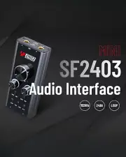 Simplefly SF2403 Analog Dual-Channel 24bit/192kHz AD/DA Converter w/ USB-C