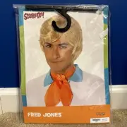 Spirit Halloween Scooby Doo Fred Blond Costume Cosplay Wig New In Package