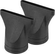 ASAKKURA 2pcs Black Hair Dryer Nozzle Professional Blower Diffuser for Hairdressing Durable Styling Tool for Hair Dryer Lightweight and High-temperature Resistant