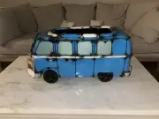 THINK OUTSIDE Kool Kombi VW Bus Metal tub/ cooler Blue Brand new