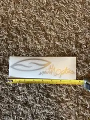 Smith Optics Sticker Decal 7" Silver