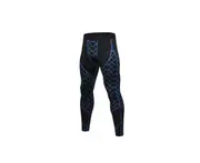 Men'S Compression Pants Cool Dry Workout Tights - Blue