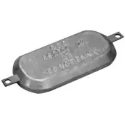 Anode Zinc Block Oval with Strap Riviera Am 200 x 150 x 32mm