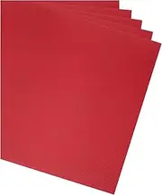 sourcing map 20PCS Holographic Cardstock, 11.7" x 8" Iridescent Paper Sheets, Shiny Reflective Board Sheets for Gift-Wrap, DIY Card Craft, Square Red