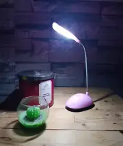 Reading Light Adjustable Button Switch No Flicker Led Table Lamp Portable