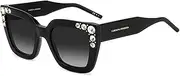 [Carolina Herrera] Women's HER 0130/S Sunglasses, Black, 52 mm
