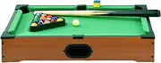 Tabletop Billiards, Small Pool Table Set, Portable for Family Gatherings, Travel, and Game Nights, 1358x906x287 Inches, Multicolor, Wooden Frame Plush Cloth Resin