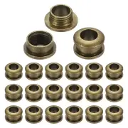 5mm(1/5 Inch) Brass Hole Eyelets, 20 Pcs Arc Surface Grommets, Bronze
