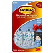 3M Command Hooks - Small - Clear [XA006701586]