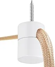Swag Hooks for Ceiling Light | Pendant Light Hook - Cord Organizers, Chandelier Fixture Hardware for Drywall, Concrete Wall