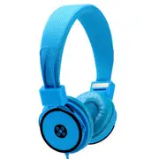 Moki Hyper ACC-HPHY Wired Headphones - Blue 3.5mm Jack [ACC-HPHYB]
