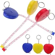 Angoily 6pcs Retractable Measuring Tape Body Measure Tape with Double Sided and Centimeters for Sewing and Crafting
