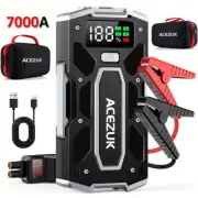 7000A Car Jump Starter with Air Compressor Emergency Battery Booster Power Pack