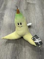 Super Mario Kart Mocchi Mocchi Banana Plush Toy Large 11" New G21