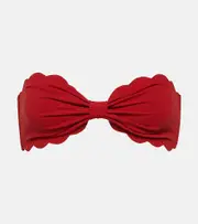 [Marysia] Marysia Antibes bandeau bikini top AU 14 red