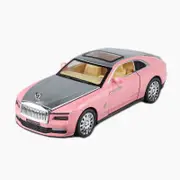Catzon 1:32 Shining Alloy Car Model with Pull-Back Functionality and Sound Light Effects-Pink