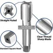 M41 X 0.5 Thread Tap Right Hand, HSS M41x0.5 Straight Fluted Machine Tap