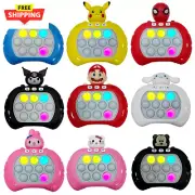 2024 New Pikachu Quick Push Game Pop up Fidget Bubble Electronic Pop It Pro Game