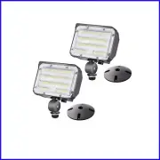 60W LED Dusk-to-Dawn Flood Light - 7800 Lumens Waterproof Security Fixture