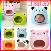 Ceramic Hamster House Adorable And Refreshing Multiple Color Choices Perfect KJ