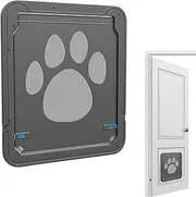 Dog Screen Door Flap | Dog Screen Door Entry with Locking | Versatile Replacement Flap Closure Pet Passage Opening for Indoor Outdoor Balcony Garden