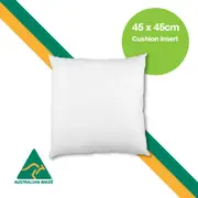 Aus Made 45 x 45cm Cushion Insert Polyester Premium Lofty Fibre