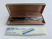 VINTAGE NOS HI-TECH SATOLEX POCKETMAN HGP03 BLACK COLOR CALCULATOR PEN, ASIS!!.