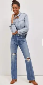 NWT Citizens of Humanity Libby High Rise Bootcut Jeans Sz 27 COH Mom