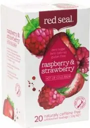 Red Seal (Hot & Cold Brew) Raspberry & Strawberry x 20 Tea Bags