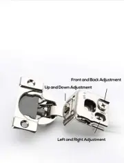 30 Pack Soft-Closing 1 1/4" Overlay 105 Degree Kitchen Cabinet Hinges